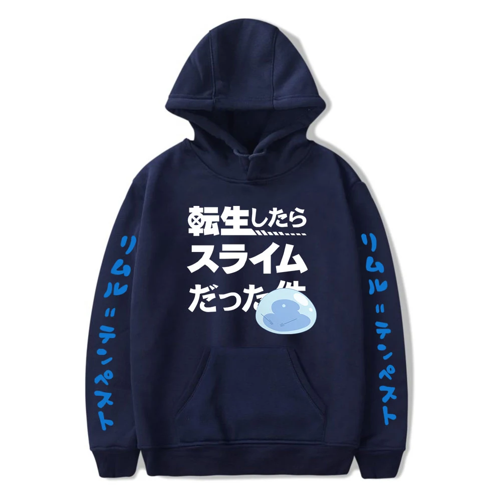 That Time I Got Reincarnated as a Slime Hoodies Women Men Long Sleeve Hooded Sweatshirts Anime Fashion Streetwear Clothes