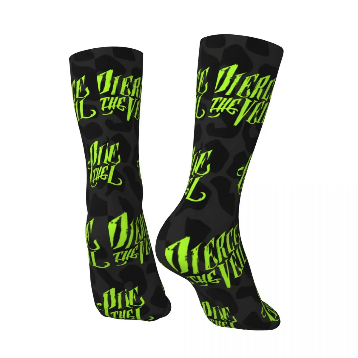 Crazy compression PTV Merch Logo Sock for Men Harajuku Pierce The Veil Quality Pattern Crew Sock Casual