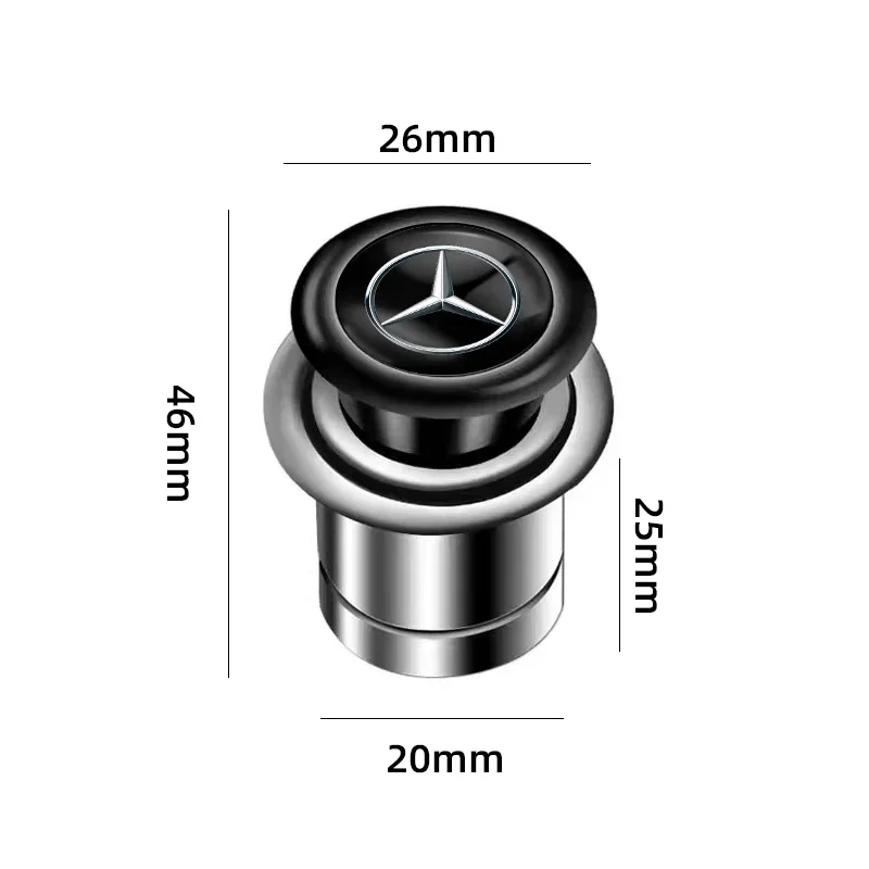 12V Metal Universal Auto Car Windproof Flameless Cigarette Lighter Power Socket For Mercedes Benz W211 W204 W210 W203 CLA GLA