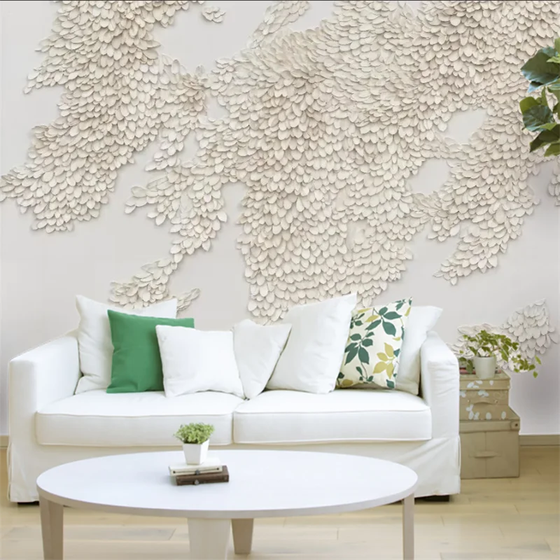 

Обои на заказ, 3d фреска, бежевая роза с тиснением, простой фон, новые китайские лесные сливовые обои с оленями, домашний декор