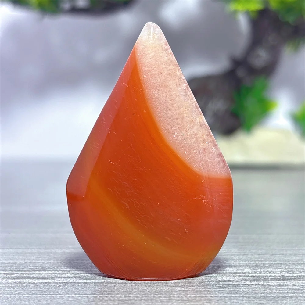 Carnelian Free Form Natural Crystal Home Garden Decoration Room Decor Luck Quartz Stone Healing Energy Love Gifts Ornament