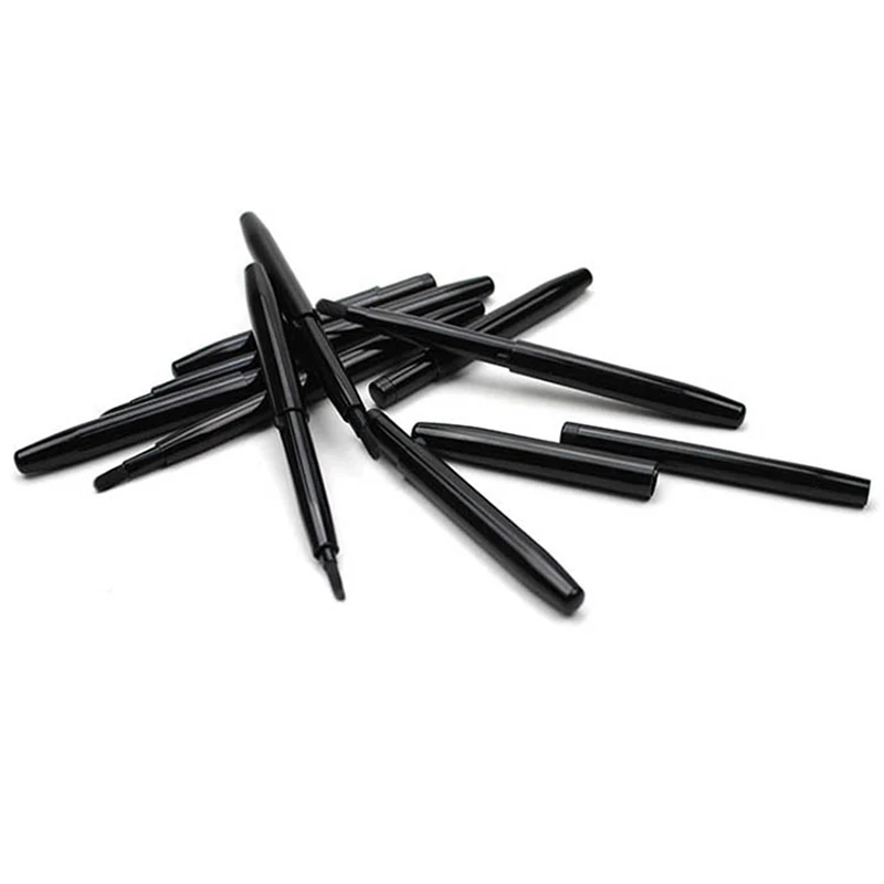 أسود معدن قابل للسحب الشفاه فرشاة فرشاة مكياج للشفاه المهنية الشفاه عصا فرشاة مع غطاء المحمولة ماكياج أداة التجميل