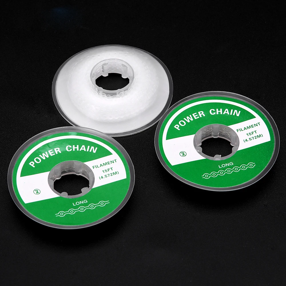 3 Rollen AZDENT Dental Kieferorthopädisches elastisches Ultra-Gummi-Power-Chain-Band, transparent, Farbe, Größe lang, kurz, durchgehend, 15 Fuß/Rolle – Detail 12