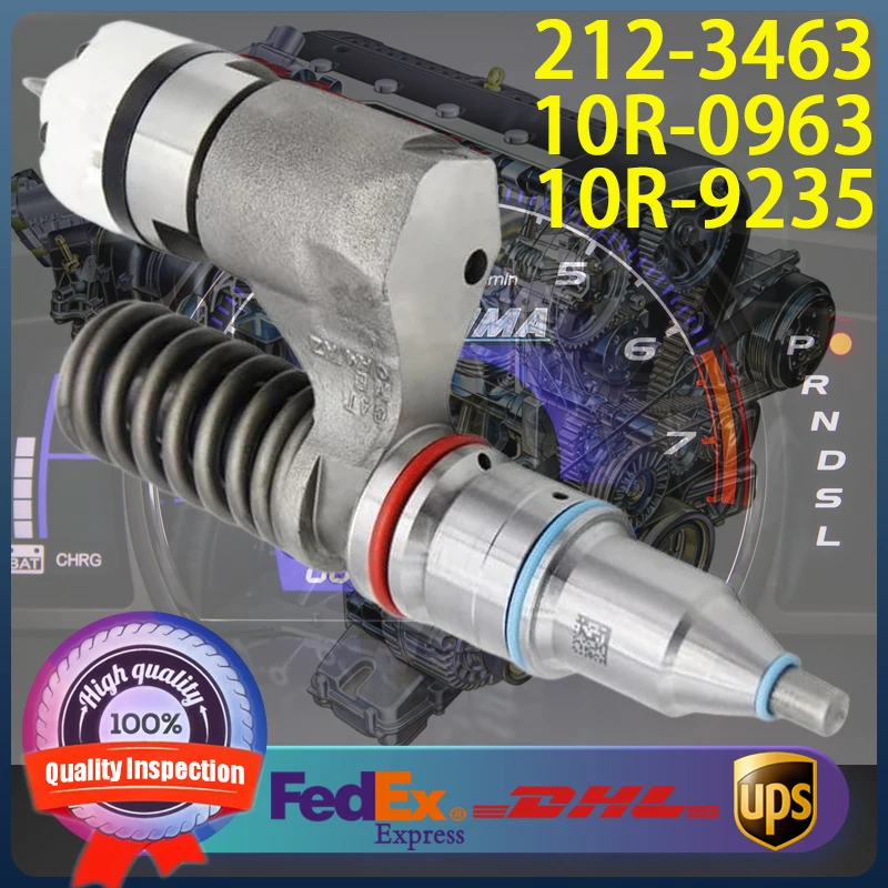 

212-3463 High Quality Diesel Fuel Injector 10R-0963 10R-9235 for Caterpillar CAT C10 C12 3176C Excavator 365B 345B W345B II