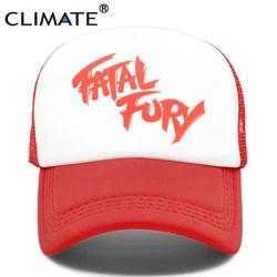 CLIMATE Terry Bogard Coser Cap FATAL Hat Trucker Cap Cosplay Coser Cap Hat  Summer Mesh Caps for Men Cosplay Coser