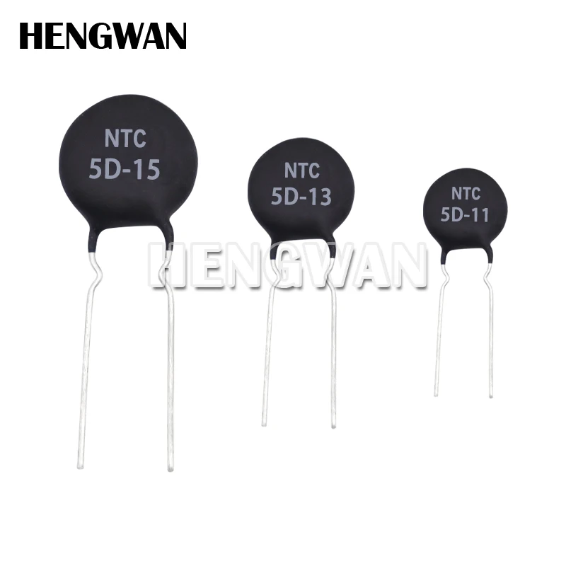 10pcs Thermal Resistor NTC 3D-9 5D-9 5D-11 5D-15 8D-11 8D-20 10D-7 10D-9 10D-11 10D-13 10D-15 10D-20 20D-20 33D-7 47D-15 50D-9