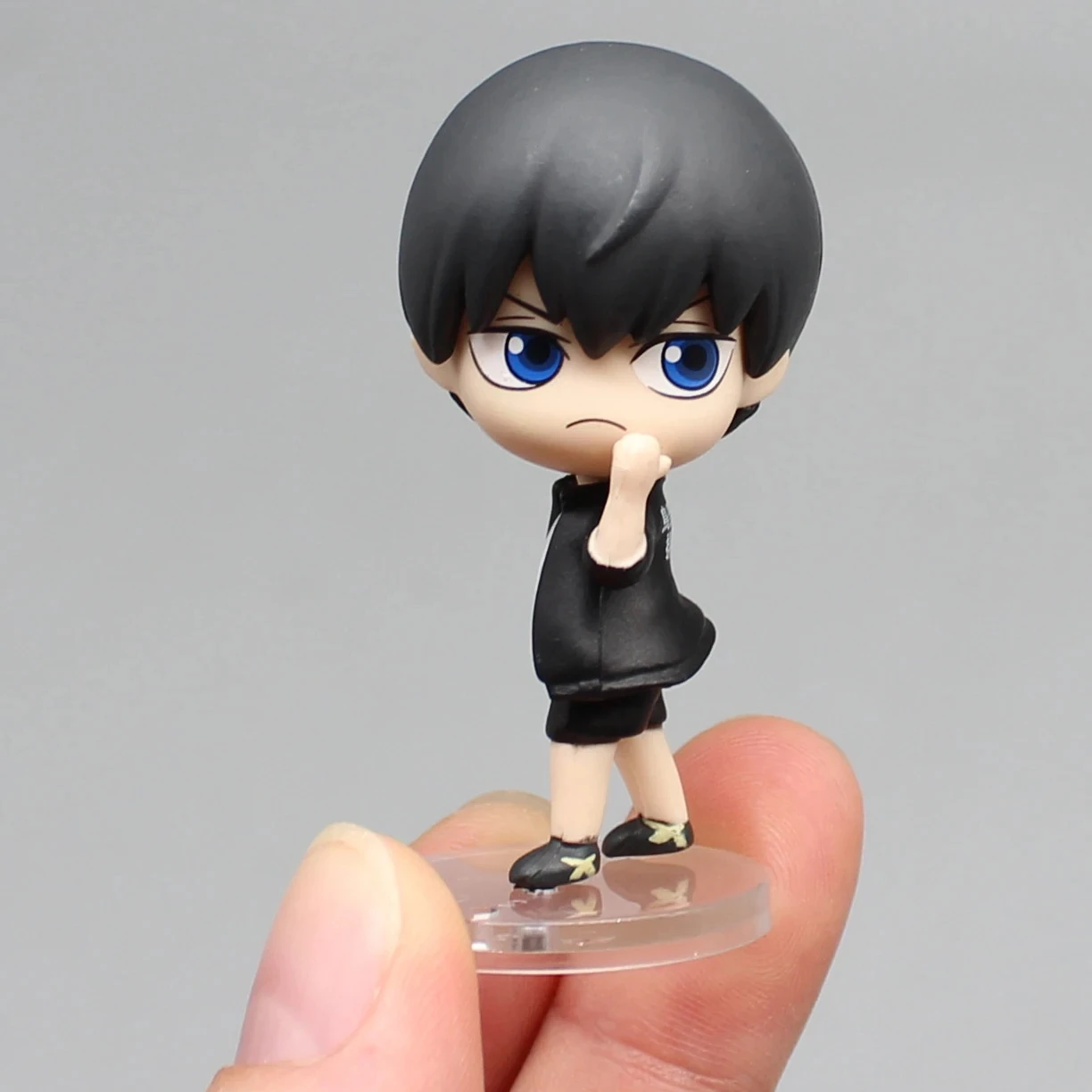 5.5cm 4pcs Set Anime Haikyuu Action Figure Hinata Shoyo Tobio Kageyama Capsule Toy Figurine Model Doll Collection Statue Gift