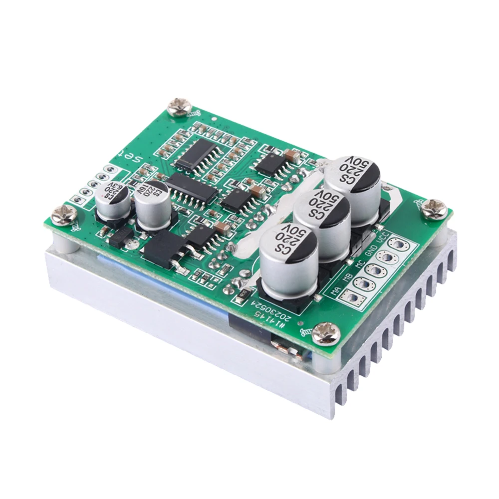 500W 15A DC 12-36V Brushless Hall Free Motor Driver Board Motor Foward Reverse Speed Controller Switch Power Supply