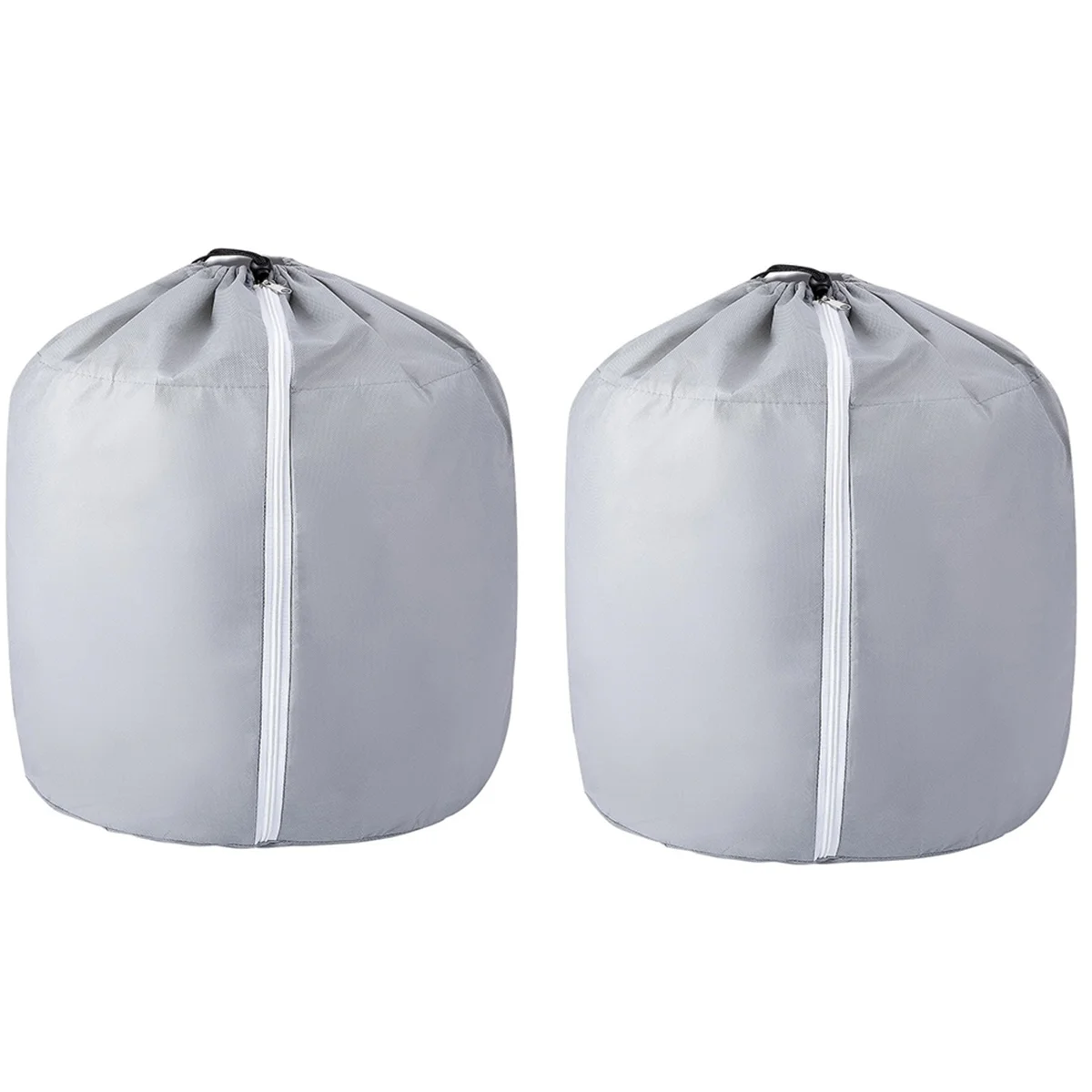 ABMO 2PCS Plant Winter Protection Pot - 17.7x19.6Inch Flower Pot Protection Bag - Plant Cover with Drawstring and Zipper