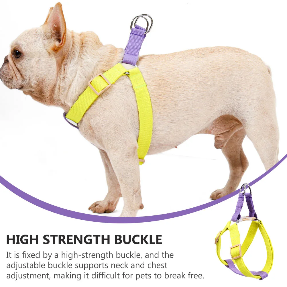 

Dog Strap Vest Harnesss Harnesses Puppy Small Dogs Adjustable Outdoor No-pull Pet