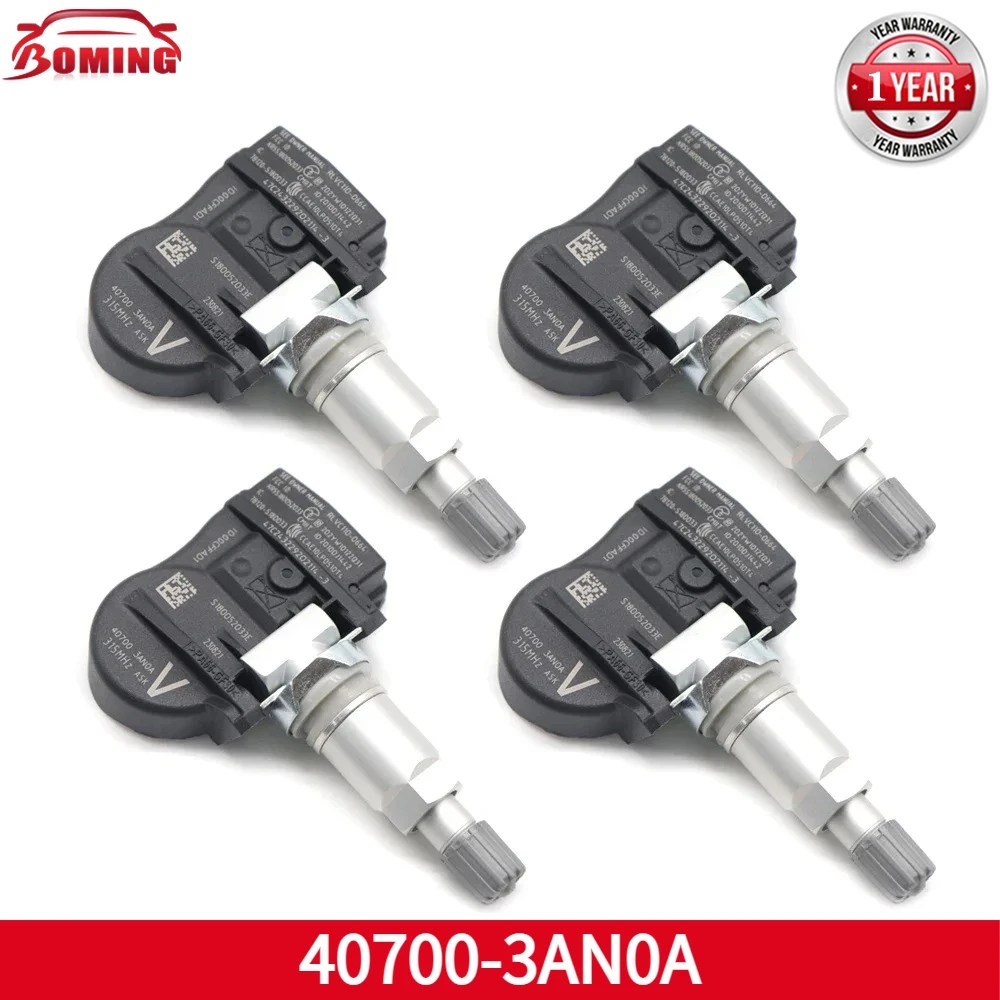 

TPMS Car Tire Pressure Sensor Monitoring System315Mhz 40700-3AN0A for Nissan Altima Xterra Frontier Sentra Maxima Versa Note