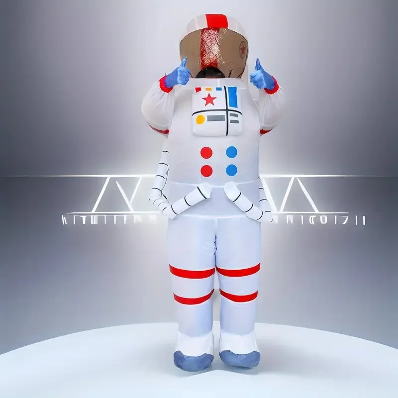 

CyAstronaut inflatable costume fun astronaut cosplay dress up set holiday performance inflatable costume Halloween Christmas pro