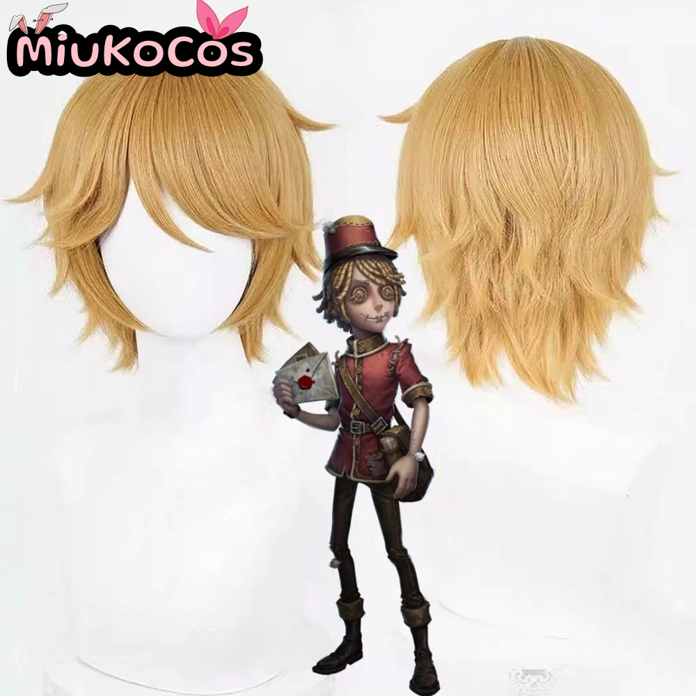 

В НАЛИЧИИ Виктор Гранц Листоноша Косплей Парик MiukoCosplay Game Identity V Косплей