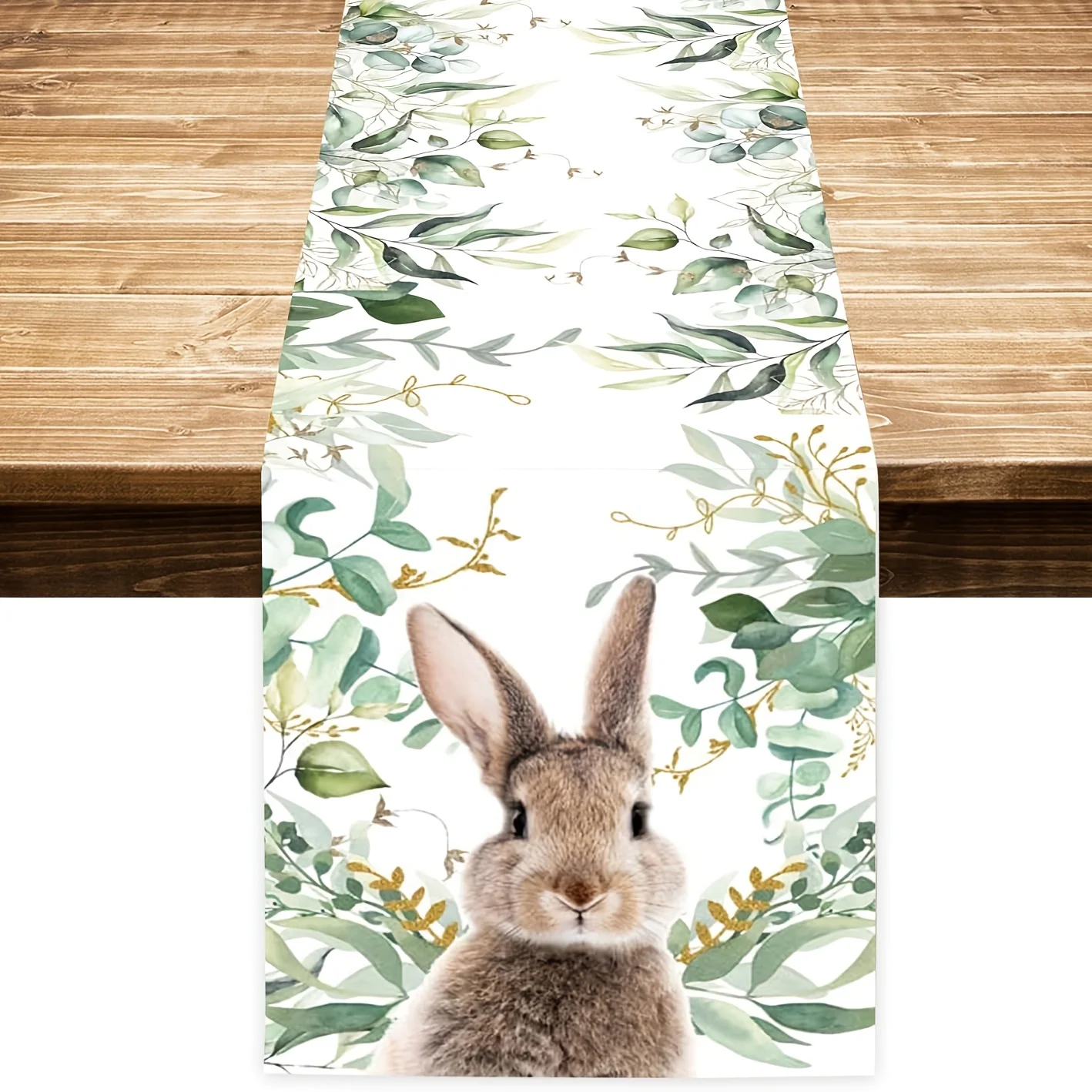 

Льняная скатерть-дорожка с пасхальным кроликом и цветами – декор для дома и улицы, для вечеринок