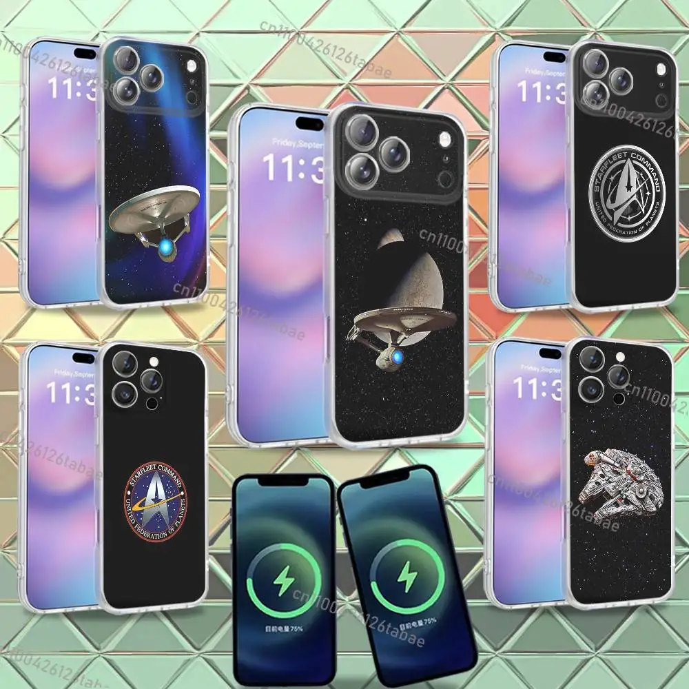 

S-Star T-Trek Phone Case For iPhone 16,14,11,17,13,15,12,Air,Plus,Pro,Max,E,Mini Frosted for MagSafe Magnetic