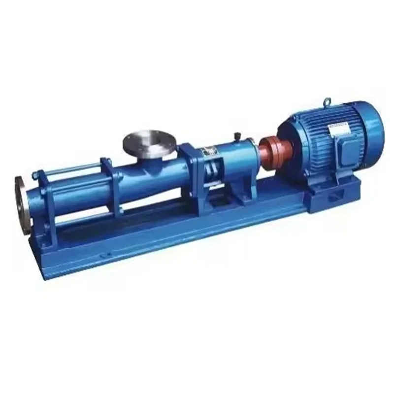 Stainless Steel Self Priming Thick Slurry Sludge  Pump High Head Corrosion Resistant Screw Pumps