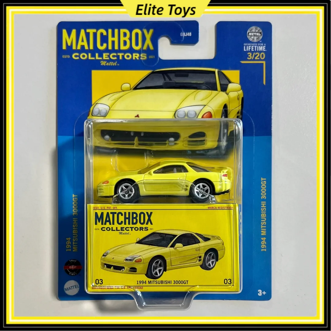 Mattel Matchbox Collectors Edition 1994 MITSUBISHI 3000GT Metal 1:64 Scale Diecast Car Model Collectible Vehicle Toy Boys Gift