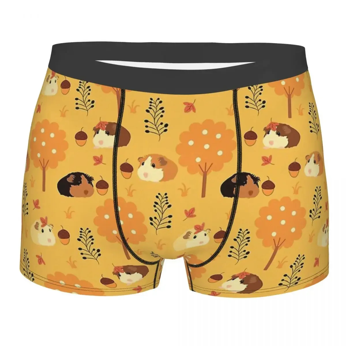 Guinea Pig Cavia Porcellus Animal Autumn Underpants Breathbale Panties Men's Underwear Comfortable Shorts Boxer Briefs