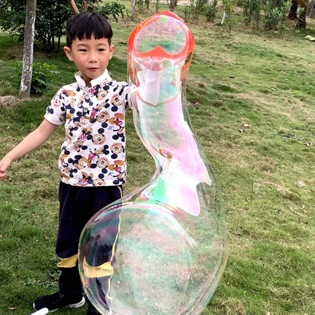 Children Outdoor Blowing Bubble Blower Jumbo Giant Bubble Set Creative Large Bubble Ring Toys  Bubble Maker Toys Bubble Wand for