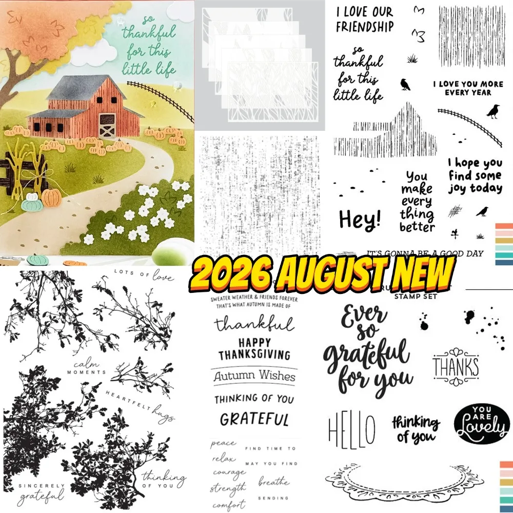 für Scrapbook-Tagebuch-Dekoration, Prägeschablone, DIY-Blumen- und Punkte-Grußkarte, handgefertigt für Dezember 2025, neu