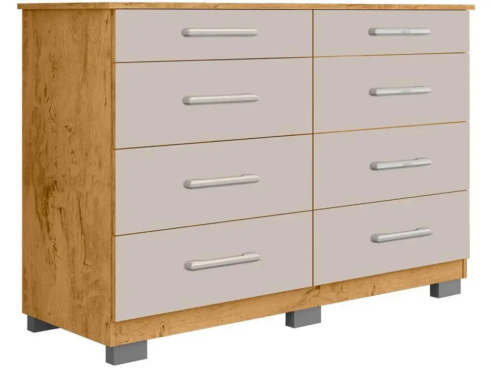 Araplac Denver 8 Drawers Dresser
