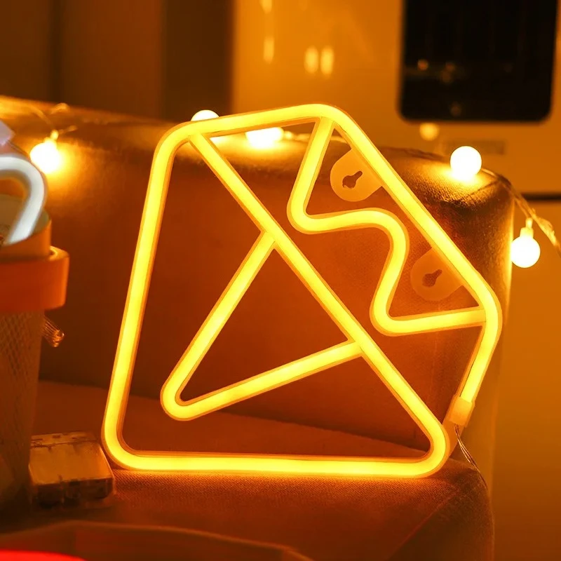 Cross-border LED neon ins styling light bar creative masonry hanging holiday decoration atmosphere bedroom night light