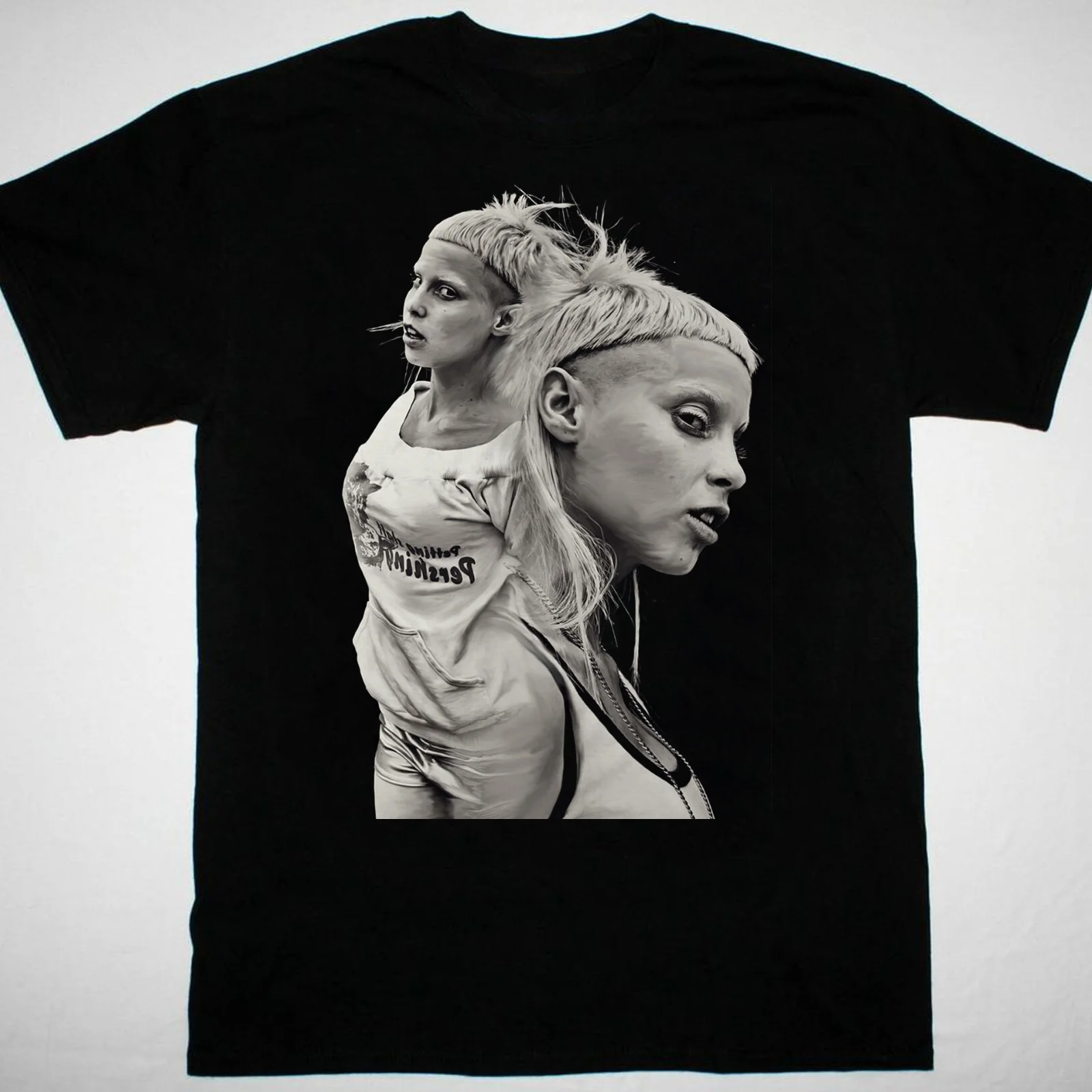 Die Antwoord Yolandi Visser ART T-shirt Black Short Sleeve S to 5Xl 2F56