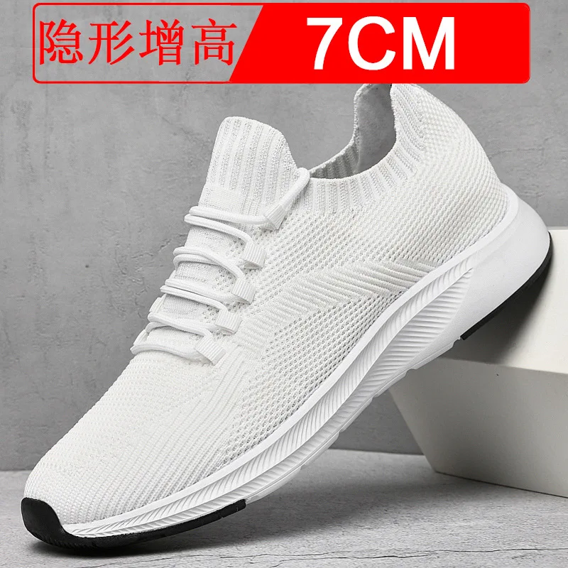 Невидимые мужские туфли, увеличивающие рост, высота 7 см, из дышащей сетчатой ткани, подходят для спортивной обуви. Невидимые мужские туфли, увеличивающие рост, высота 7 см, из дышащей сетчатой ткани, подходят для спортивной обуви.