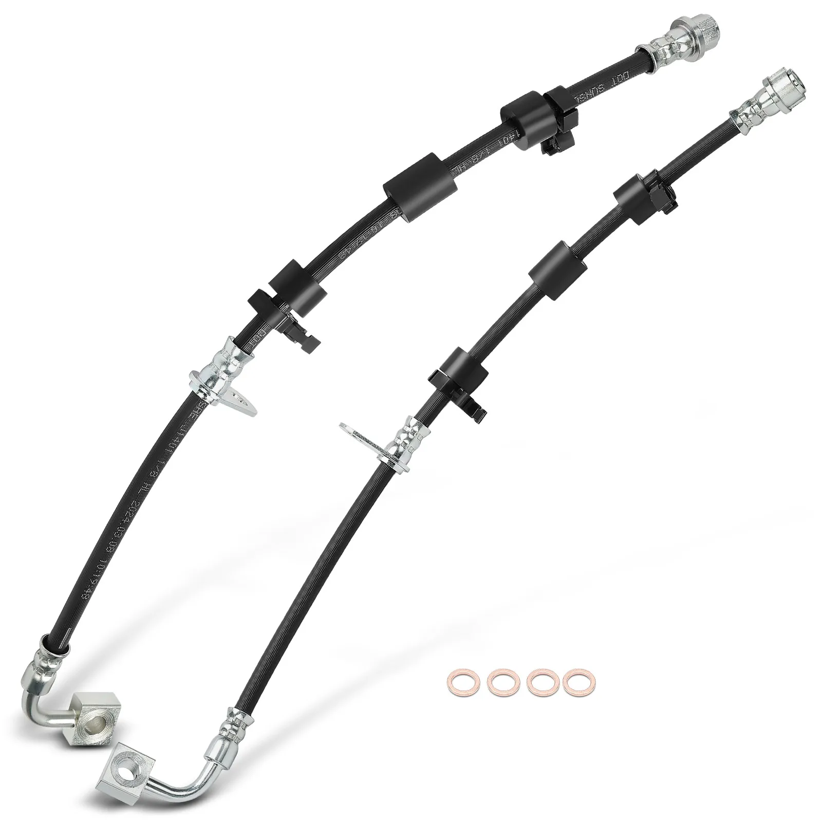 A-Premium 2Pcs Front Driver & Passenger Side Brake Hydraulic Hose wor RPO Code GNA for Buick LaCrosse 2017