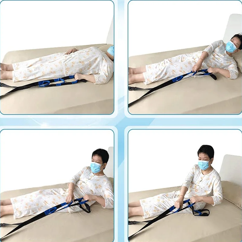 Bed Ladder Assist With Handle Strap Rope Ladder Caddie Helper For Elderly Injury Recovery Patient Bed Rail Assistance Devices