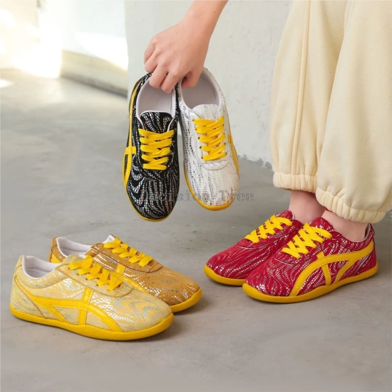 2026 women's martial arts breathable canvas exercise shoes men's martial arts Tai Chi shoes summer multifuctional wushu shoes