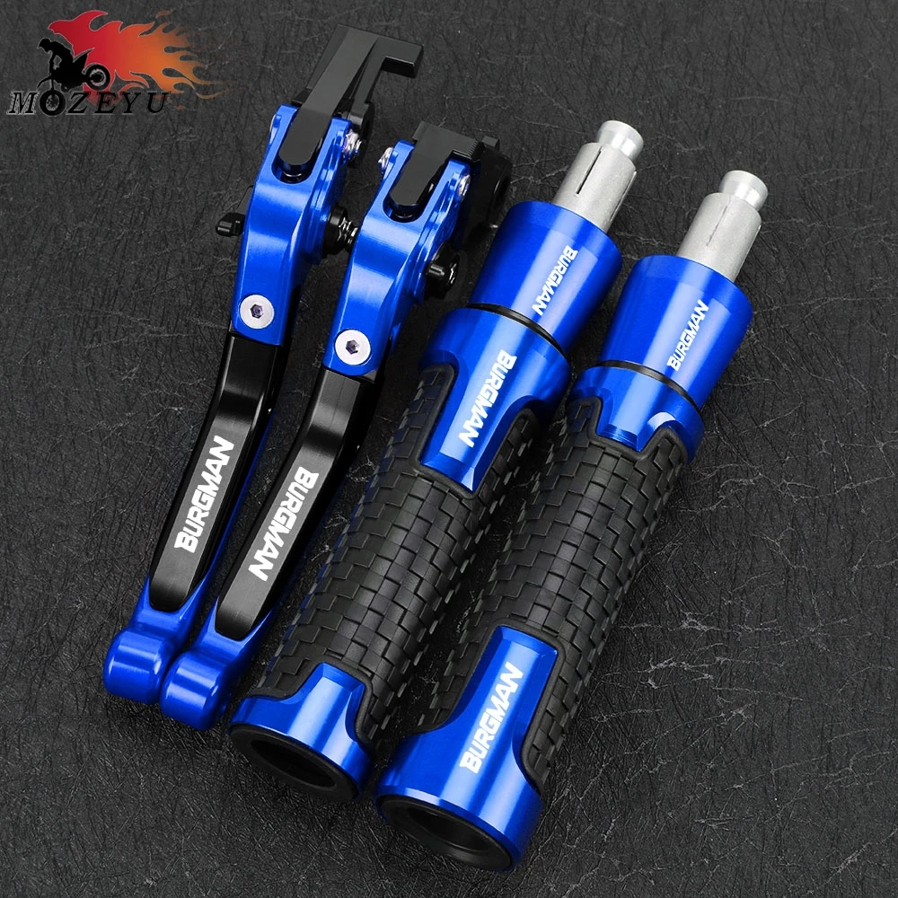 

For SUZUKI BURGMAN AN650 AN 650 BURGMAN 650 2003 - 2018 2004 2005 2006 2007 2008 Brake Clutch Levers Handlebar Hand Grips Ends