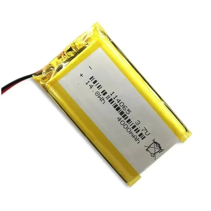 3.7V 4000mAh for Shaver Beauty Instrument Bluetooth Speaker Mobile Power Battery Large Capacity 114065 Polymer Lithium Battery