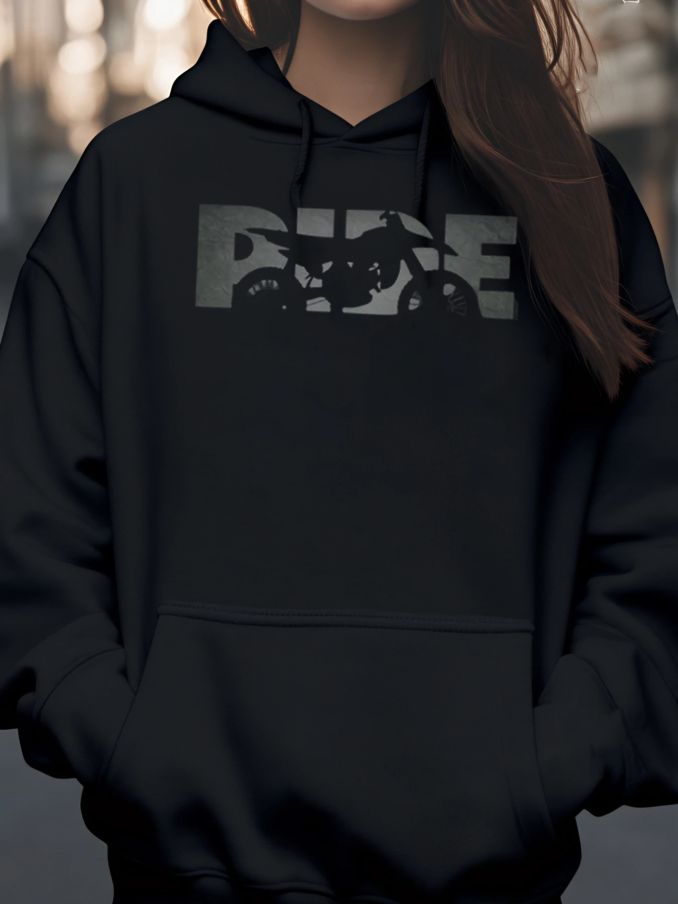 

Толстовка с принтом для езды на мотоцикле для осенне-зимней повседневной одежды, уличная одежда унисекс