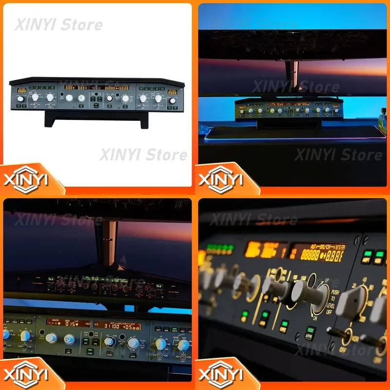WINGFLEX Simulator A320 FCU Flight Control Panel Flight Control Unit for XP12 P3D Flight Simulation