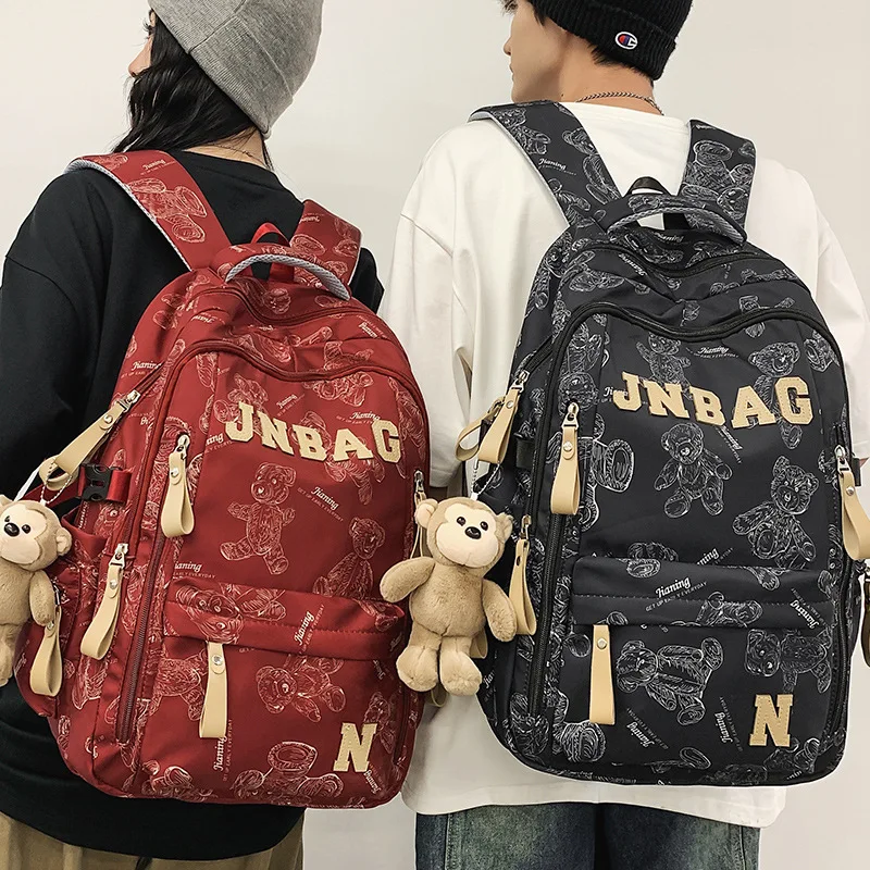 School Backpacks Girls Boys College Letter Backpack College Girls Boys School Bag Letter Alphabet Backpacks School Backpack