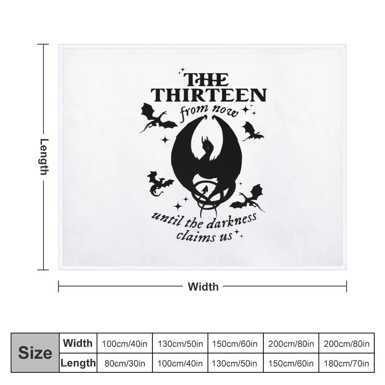 Manon Blackbeak, Manon, The Thirteen, Fireheart, Gift for her, Abraxos, Wyvern, Throne of Glass, Wyverns TOG Booki Throw Blanket