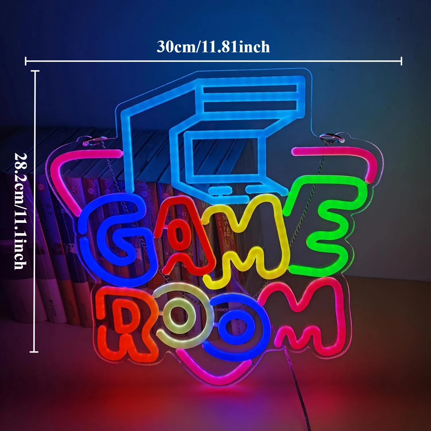 Game Room Neon Sign LED Neon Light for Wall Decor USB Powered for Bedroom Bar Shop Game Room Man Cave Decor Gifts for Game Lover