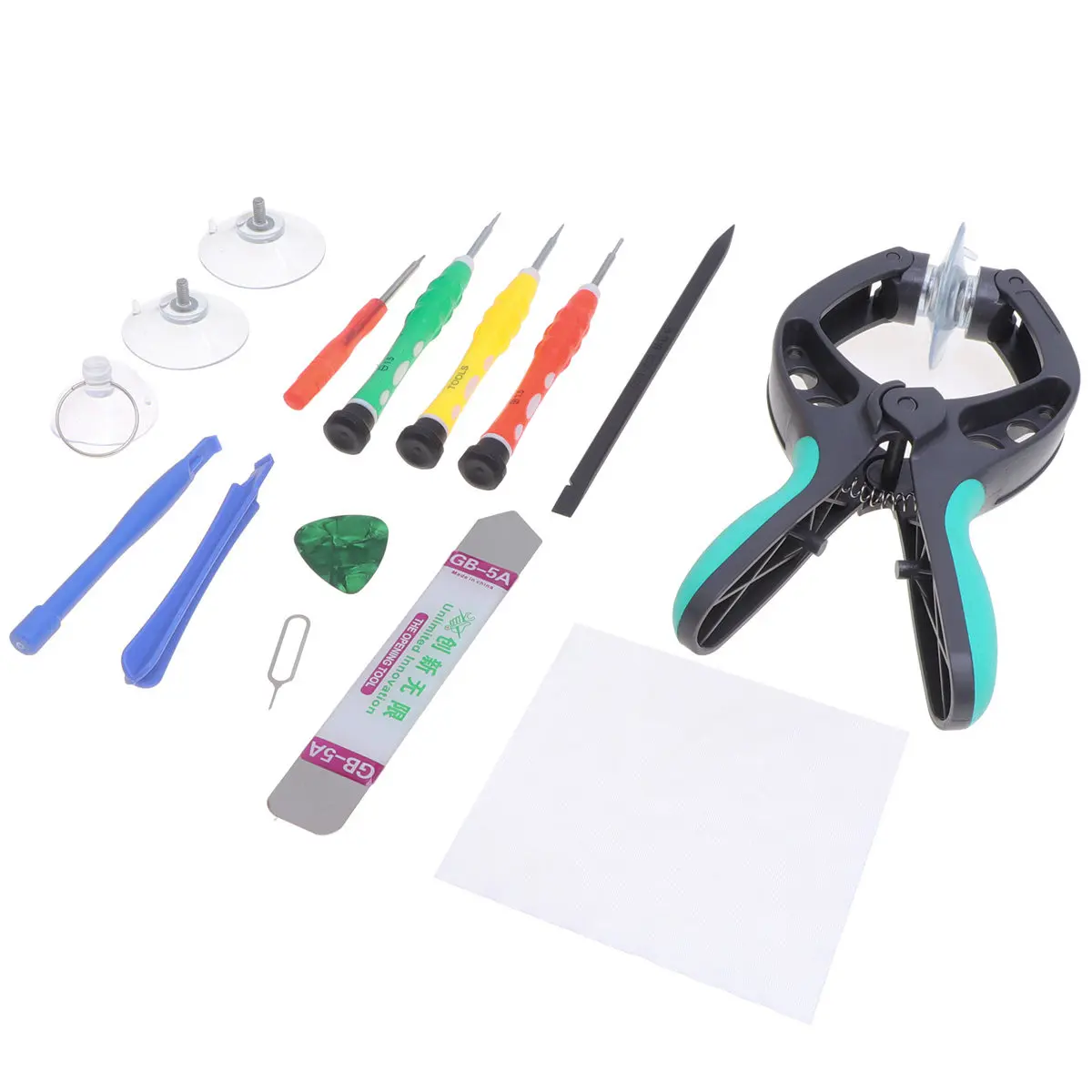 13-in-1 Universal Phone Repair Kit with Stainless Steel Pry Tools for Smartphones & Tablets