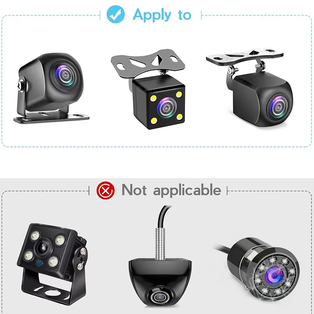 Universal Rear Camera Mounting Bracket Dashboard Back Up Cam Mirror Support Backup Camera Mount Rearview Reverse Camera Holder