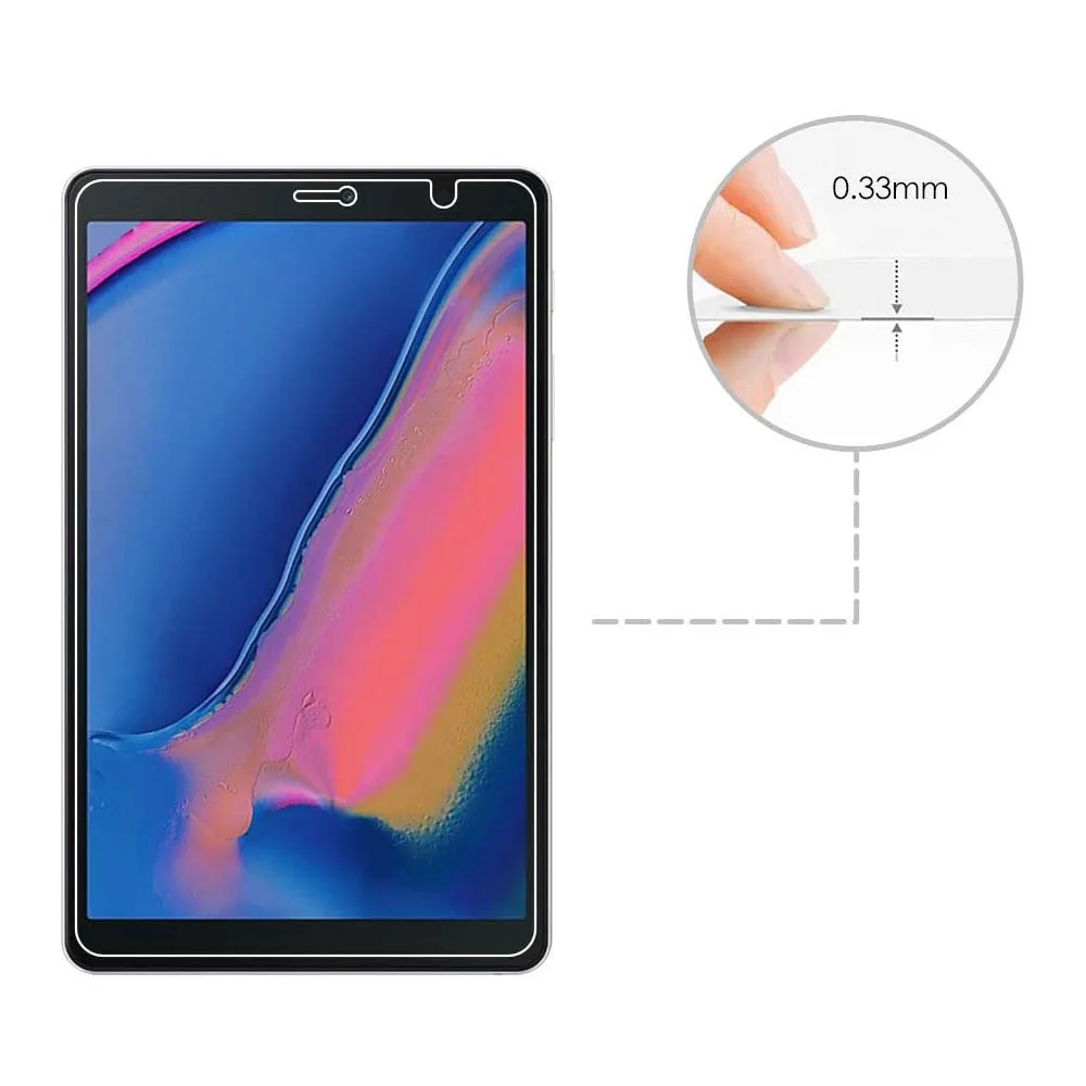 Protector de pantalla de vidrio templado para tableta, película protectora para Samsung Galaxy Tab A 8,0 y S Pen 2019, SM-P200, P200, P205, 3 paquetes