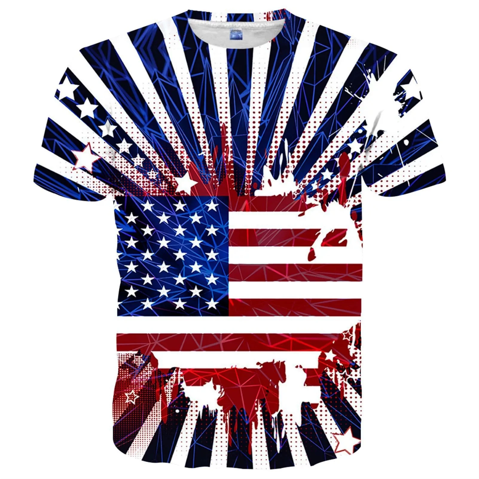 Roupas Casuais Impressas em 3D, Nova Moda, Camisetas para Homens e Mulheres, Tamanhos Grandes S-7XL, Moda de Rua de Verão, Camisas Vintage Harajuku Ov