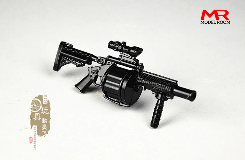 1/12 Scale Soldier Grenade Launcher Model 6.8cm Weapon Model Scene Accessories Fit 6'' Action Figure Body Dolls