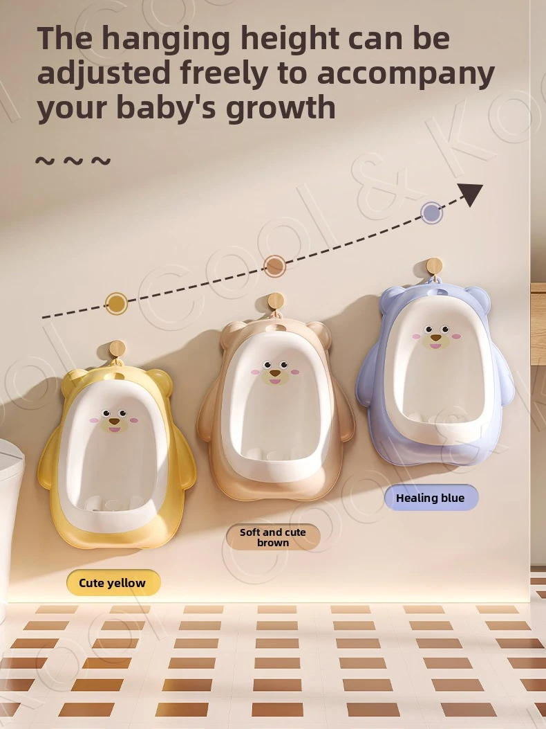No-Splash Standing Potty Trainer for Boys, Portable Urinal with Aiming Guide for Easy & Mess-Free Learning