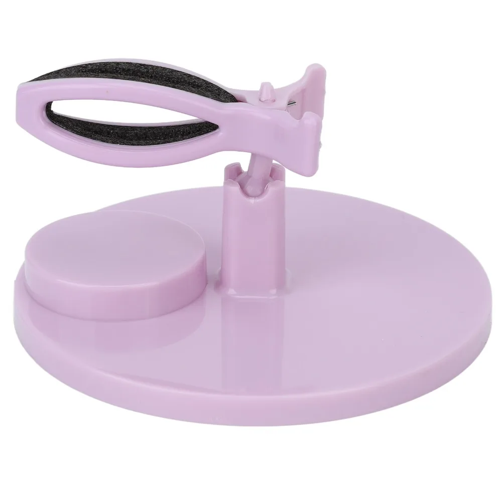 Adjustable Tilt Angle Nail Polish Bottle Holder Anti-Fall Stable Base Secure Clamping Tilted Nail Polish Stand