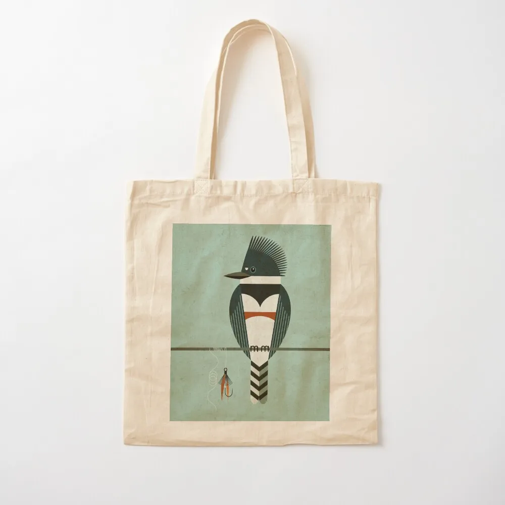 Belted Kingfisher Tote Bag eco bag folding eco pack Women's shopping bag Women's shopper