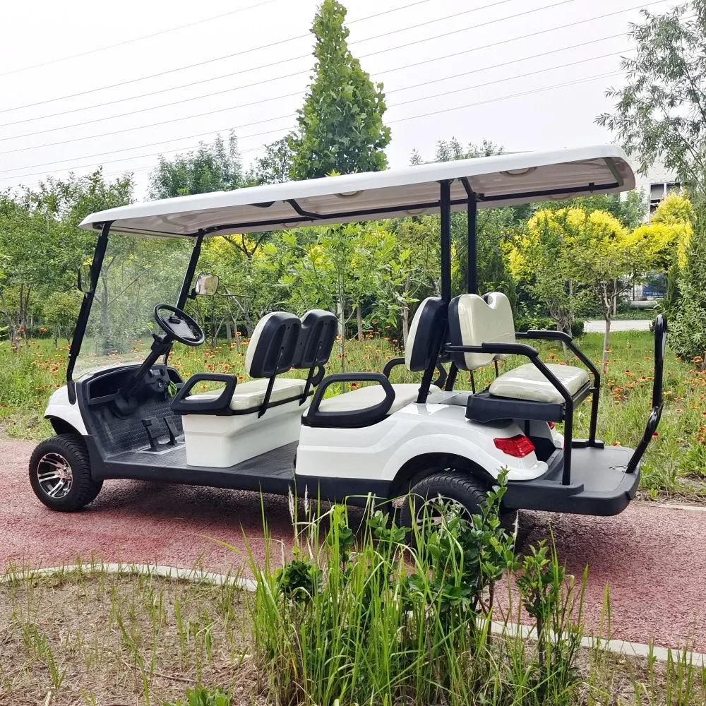 New Sightseeing Electric Golf Cart Used For Scenic School Patrol Reception Vehicles Ce Certified 60v Off-Road 4 6-Seater Buggy