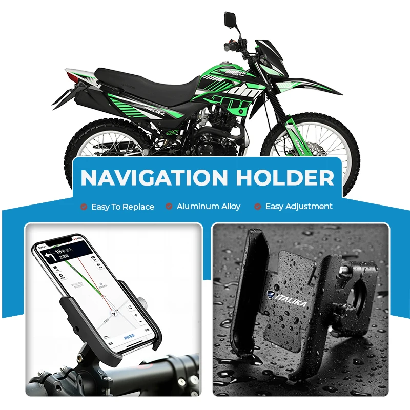 

Сплав мотоциклетный кронштейн для сотового телефона, крепление для зеркала, навигационная подставка для ITALIKA XS125 XS150 WS150 GS DS150 GTS175 WS175