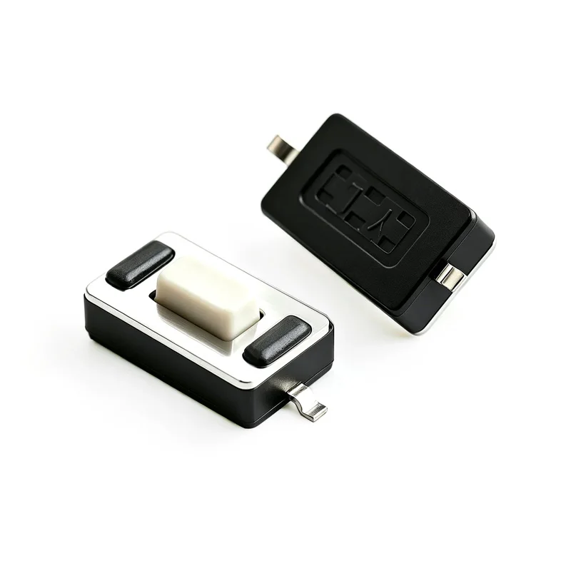 3*6*2.5 Flat Cover Tactile Switch, SMD 2Pin, Car Remote Control Button, 3x6x2.5H 2-pin Loose & Tape Pack