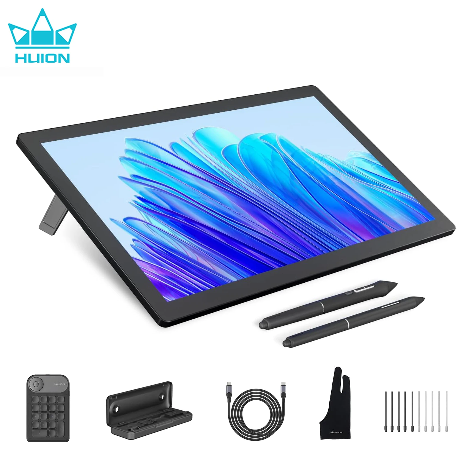 Huion Drawing Tablet Kamvas Pro 19 4K Touchscreen 96% Adobe RGB 18.4